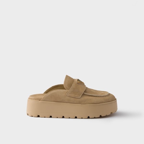 ✨프라다 여성 플랫폼 슬립온 뮬 - Prada Womens Platform Slip-On Mules - prs5701x