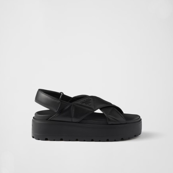 ✨프라다 여성 나파 가죽 샌들 - Prada Womens Nappa Leather Sandals - prs5702x