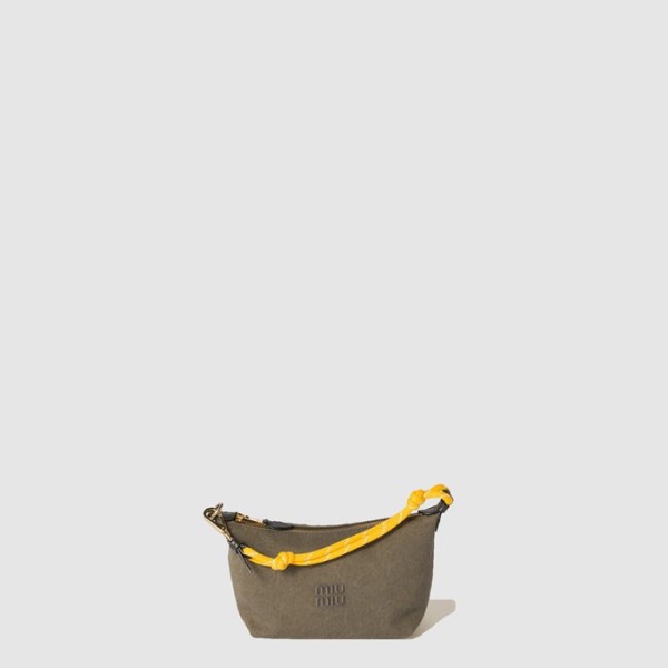 ✨미우미우 여성 가바딘 파우치 - Miumiu Womens Gabardine pouch - mib5596x