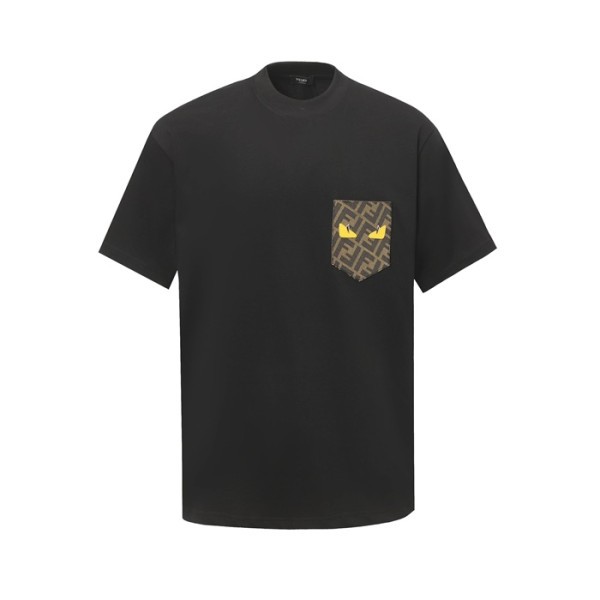 ✨펜디 남성 라운드 반팔 티셔츠 - Fendi Mens Round Tshirt - fec6649x