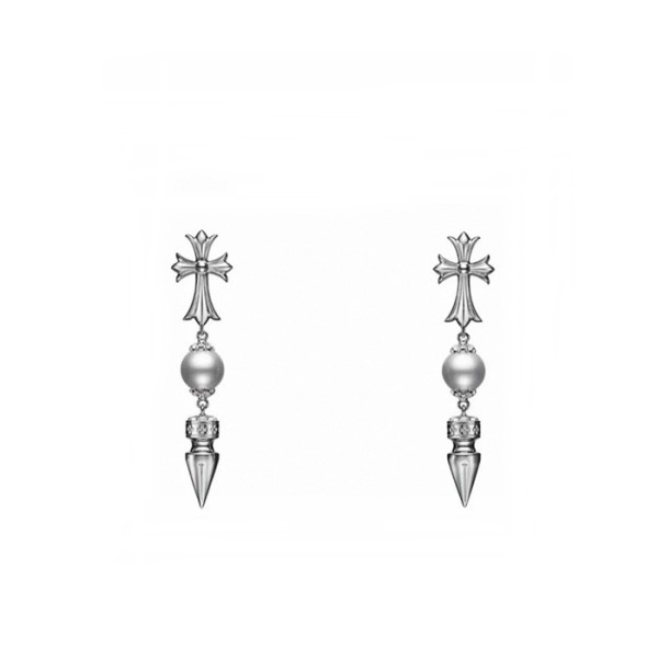 ✨크롬하츠 여성 골드 귀걸이 - Chrome Hearts Womens Gold Earrings - acc5758x
