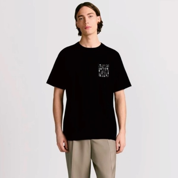 ✨디올 남성 라운드 반팔 티셔츠 - Dior Mens Round Tshirt - dic6794x