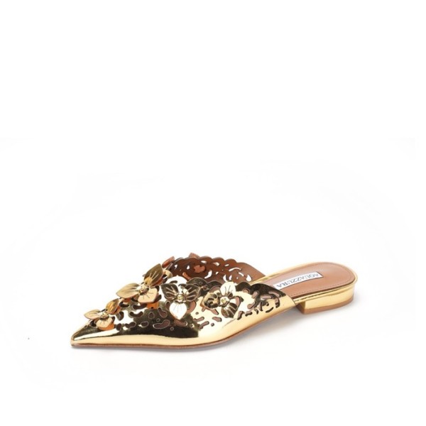 ✨아쿠아주라 여성 플라워 뮬 - Aquazzura Womens Flower Mules - aqs5759x