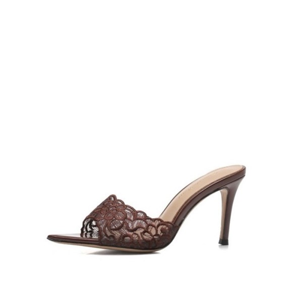 ✨지안비토 로시 여성 자수 샌들 - Gianvito Rossi Womens Embroidered sandals - gis5797x