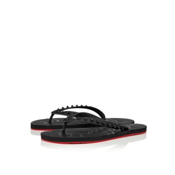 ✨크리스찬 루부탱 남성 스파이크 플립플랍 슬라이드 - Christian Loubutin Mens Spikes Flip Flop Slides - cls5865x