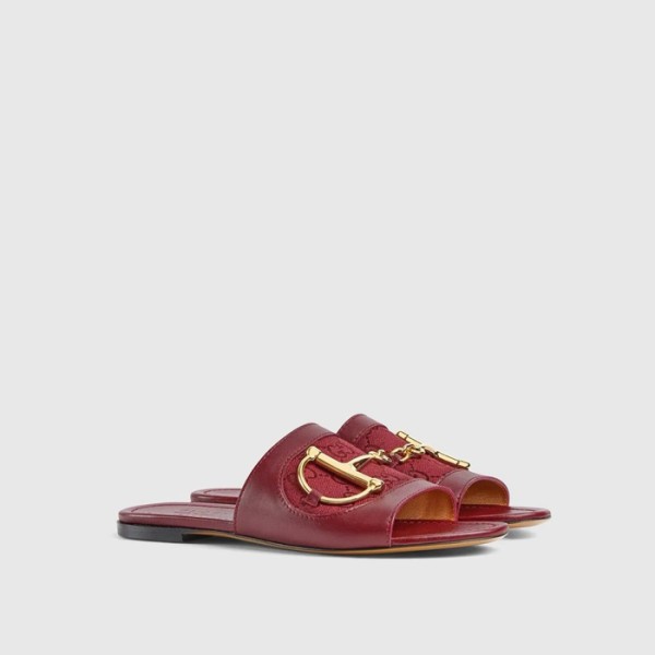 ✨구찌 여성 홀스빗 슬라이드 샌들 - Gucci Womens Horsebit Slide Sandals - gus5873x