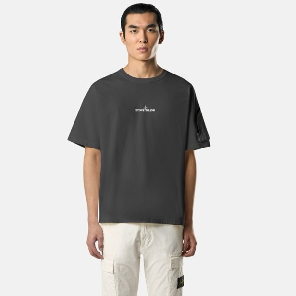 ✨스톤아일랜드 남성 라운드 반팔 티셔츠 - Stone Island Mens Round Tshirt - stc6832x