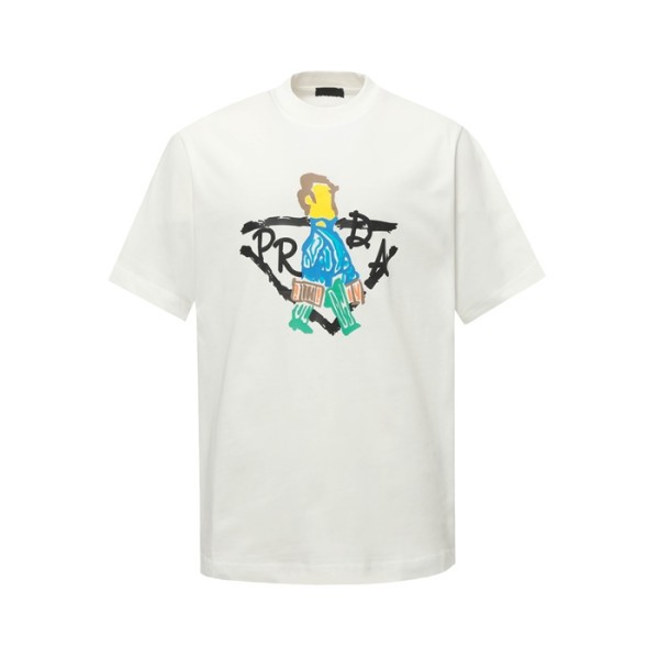 ✨프라다 남성 라운드 반팔티 - Prada Mens Round Tshirt - prc6854x