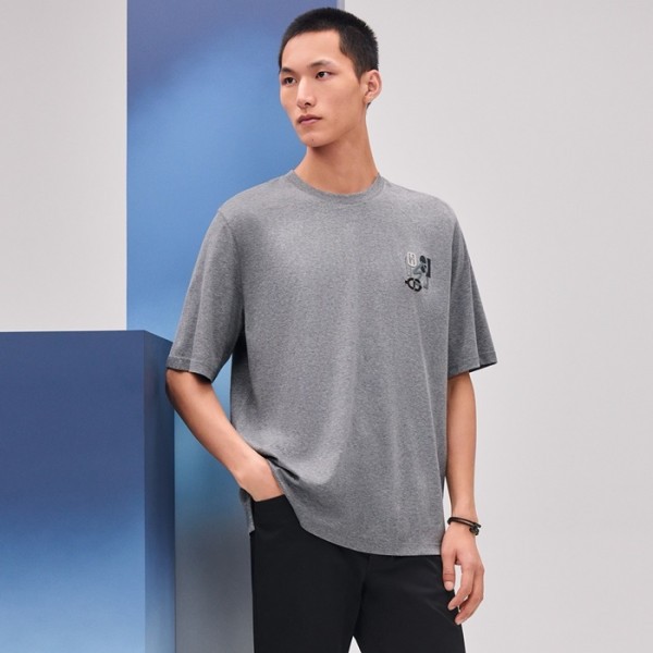 ✨에르메스 남성 라운드 반팔티 - Hermes Mens Round Tshirt - hec6861x