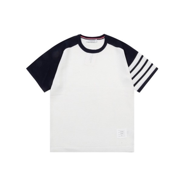 ✨톰브라운 남성 라운드 반팔티 - Thom Browne Mens Round Tshirts - thc6883x