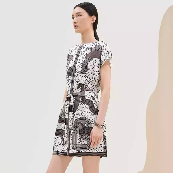 ✨에르메스 여성 실크 원피스 - Hermes Womens Silk One-pieces - hec6898x