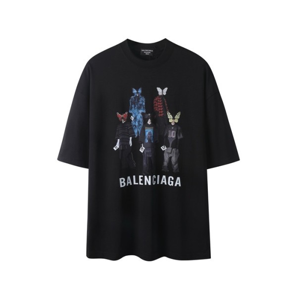 ✨발렌시아가 남성 라운드 반팔 티셔츠 - Balenciaga Mens Round Tshirt - bac6938x