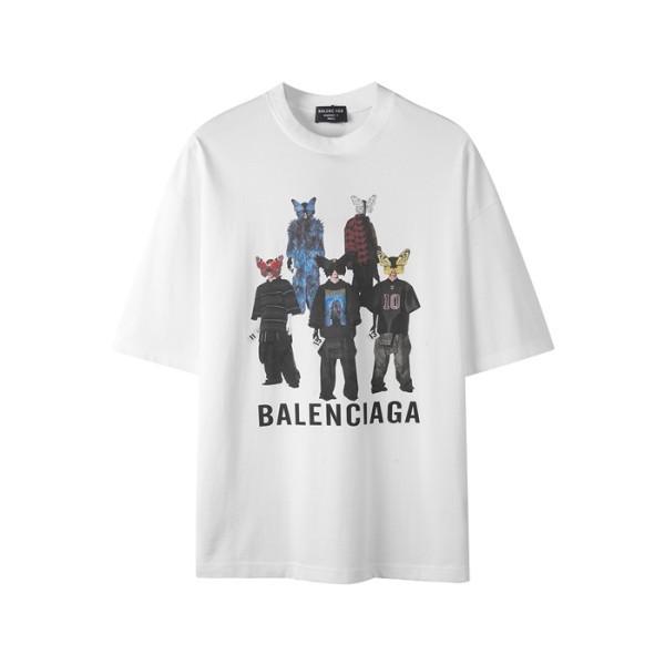 ✨발렌시아가 남성 라운드 반팔 티셔츠 - Balenciaga Mens Round Tshirt - bac6939x