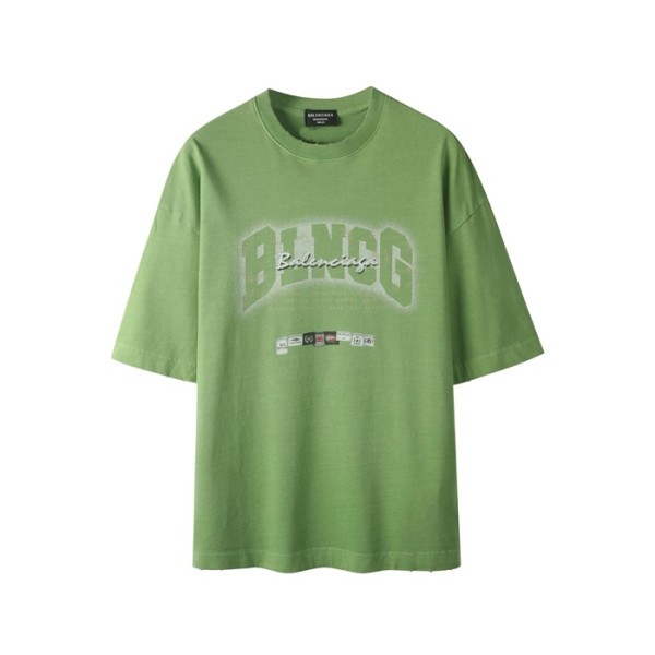 ✨발렌시아가 남성 라운드 반팔 티셔츠 - Balenciaga Mens Round Tshirt - bac6940x