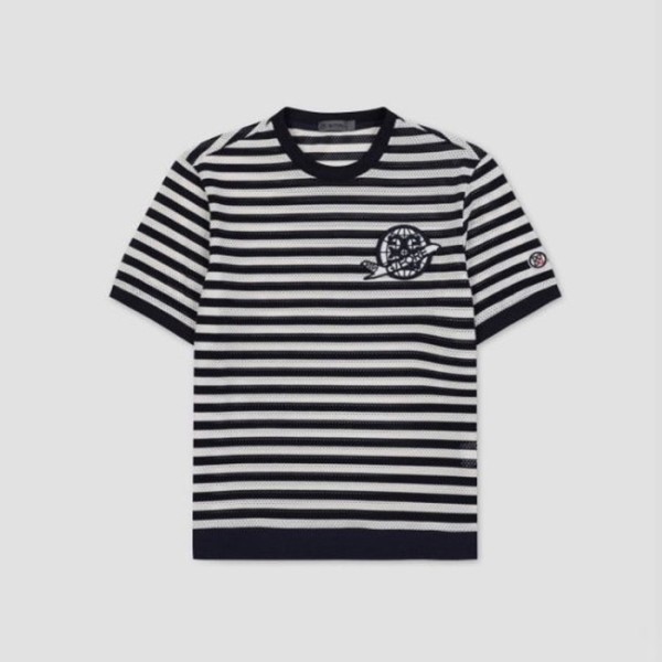 ✨[G/FORE] 지포어 남성 메쉬 스트립 라운드 티셔츠 - gol1698x