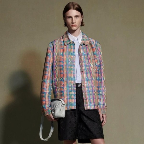 ✨루이비통 남성 체크 셔츠 - Louis vuitton Mens Flanal Shirts - lvc6987x