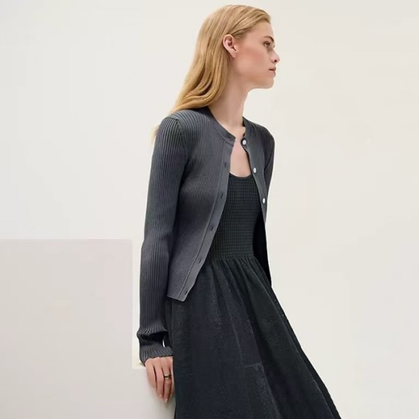 ✨에르메스 여성 라운드 가디건 - Hermes Womens Round Cardigan - hec7076x