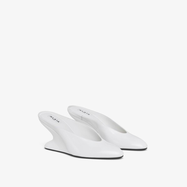 ✨알라이아 여성 Curve 웨지 뮬 - Alaia Womens Curve Wedge Mules - als5998x