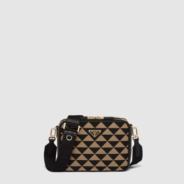 ✨프라다 남성 브리크 자수 패브릭 백 2VH069 - Prada Mens Brick Embroidered Fabric Bag - prb5763x