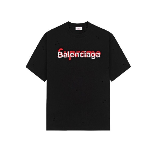 ✨발렌시아가 남성 라운드 반팔 티셔츠 - Balenciaga Mens Round Tshirt - bac7155x