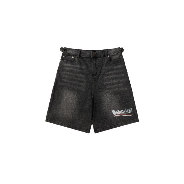 ✨발렌시아가 남성 데님 쇼츠 - Balenciaga Mens Denim Shorts - bac7200x