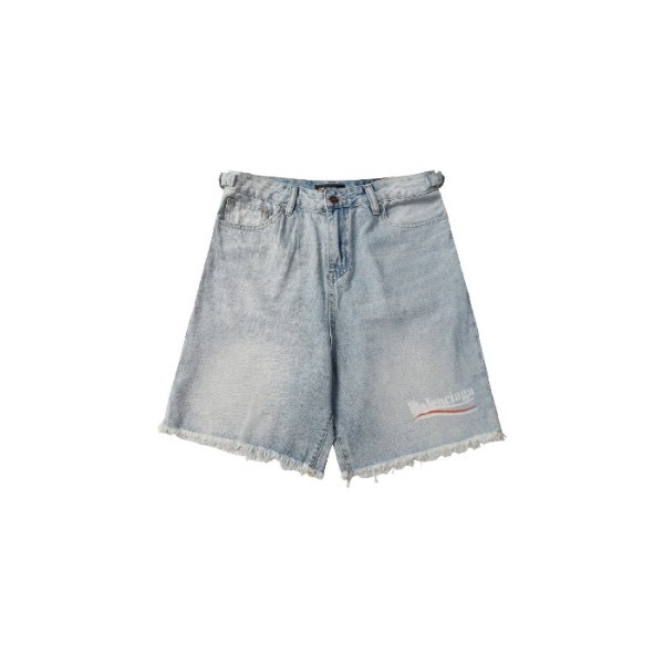 ✨발렌시아가 남성 데님 쇼츠 - Balenciaga Mens Denim Shorts - bac7206x