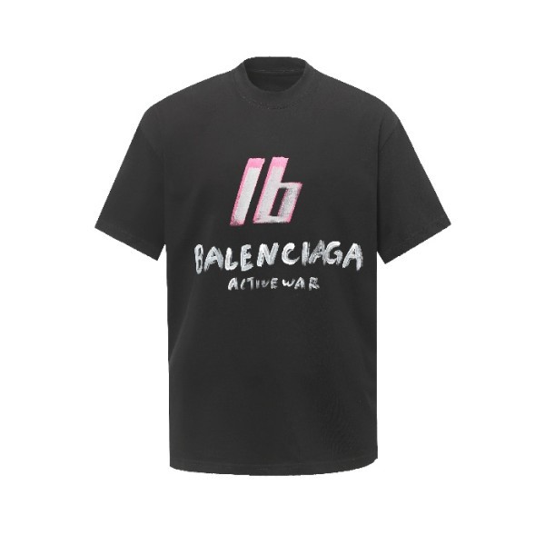 ✨발렌시아가 남성 라운드 반팔 티셔츠 - Balenciaga Mens Round Tshirt - bac7207x