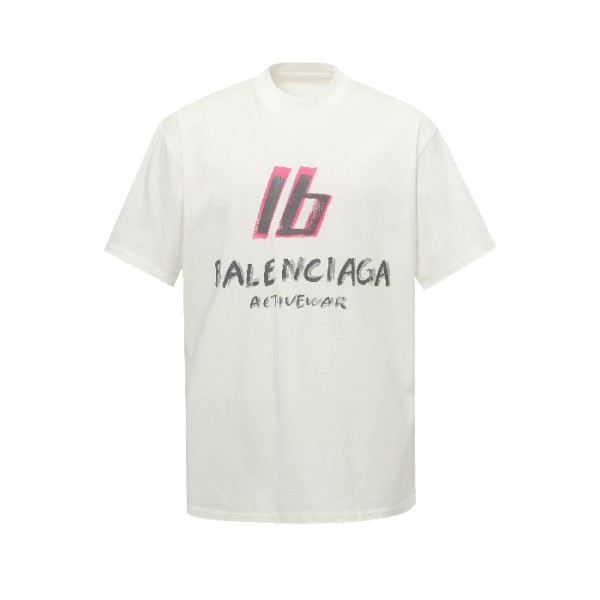 ✨발렌시아가 남성 라운드 반팔 티셔츠 - Balenciaga Mens Round Tshirt - bac7208x