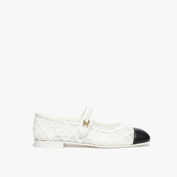 ✨샤넬 여성 메시 메리제인 슈즈 - Chanel Womens Maryjane Flat Shoes - chs6079x