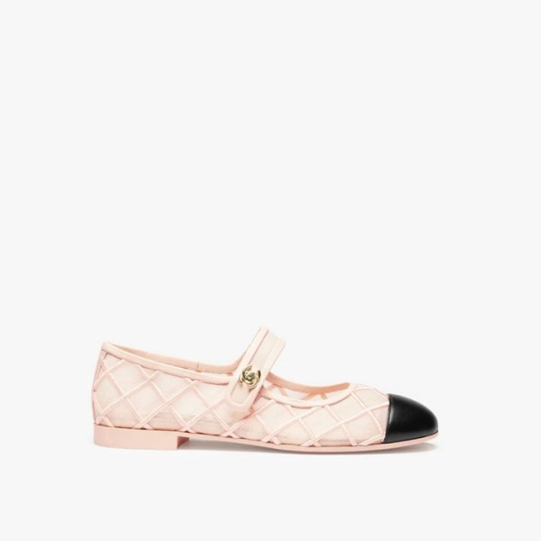 ✨샤넬 여성 메시 메리제인 슈즈 - Chanel Womens Maryjane Flat Shoes - chs6080x