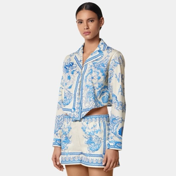 ✨베르사체 여성 실크 셔츠 - Versace Womens Silk Shirts - vec7231x