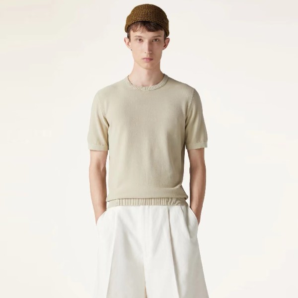 ✨로로피아나 남성 라운드 반팔티 - Loro Piana Mens Round Tshirt - lpc7264x