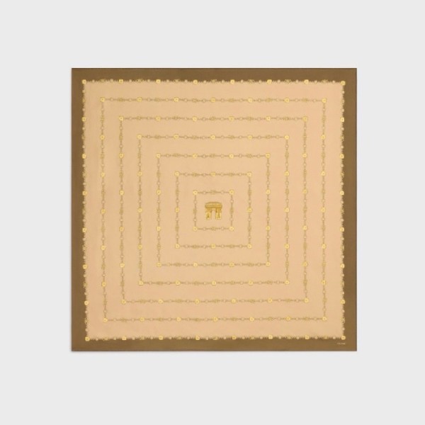 ✨셀린느 여성 트리오페 스퀘어 스카프 - Celine Womens Triomphe Scarf - acc5825x