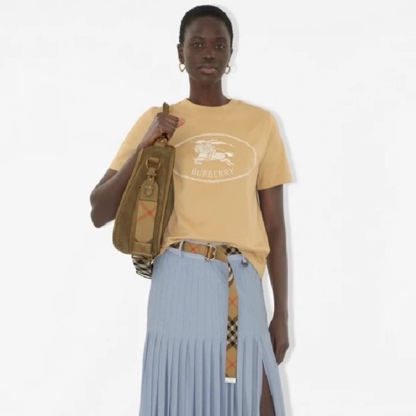 ✨버버리 여성 반팔 티셔츠 - Burberry Womens Round Tshirt - prc7300x