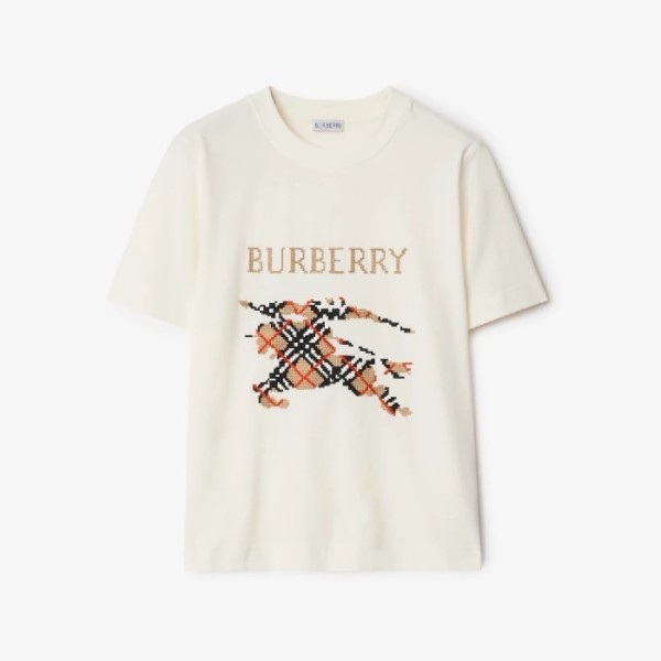 ✨버버리 여성 반팔 티셔츠 - Burberry Womens Round Tshirt - prc7307x
