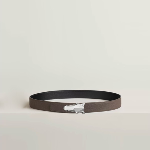 ✨에르메스 남성 데스트리에 버클 리버서블 벨트 - Hermes Mens Destrier Buckle Reversible Belt - bel244x