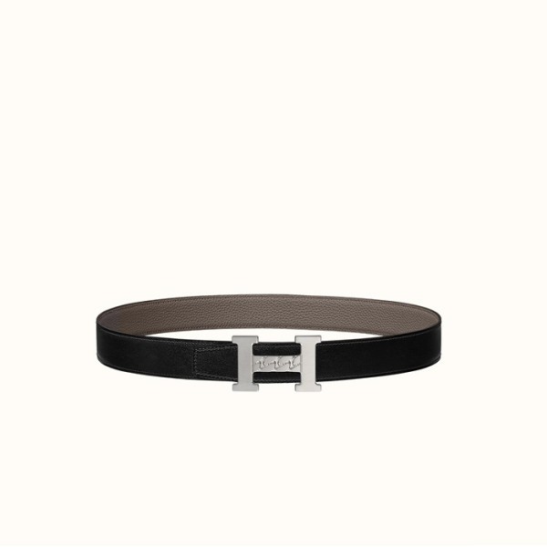 ✨에르메스 남성 H Gourmette 버클 리버서블 벨트 - Hermes Mens H Gourmette Buckle Reversible Belt - bel342x