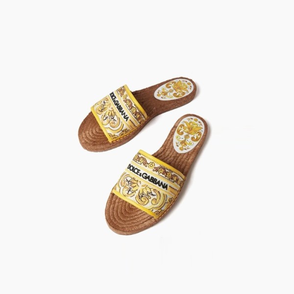 ✨돌체앤가바나 여성 비치 슬라이더 샌들 - Dolce&Gabbana Womens Beach Slider Sandals - dos6113x