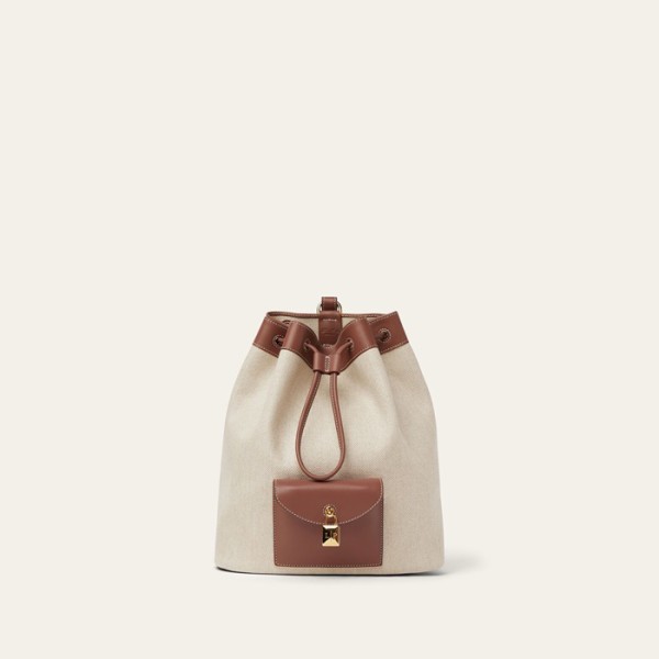 ✨로로피아나 여성 엑스트라 드로스트링 L27 백팩 - Loro Piana Womens Extra Drawstring L27 Backpack - lpb5894x