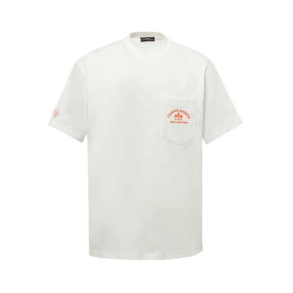 ✨크롬하츠 남성 라운드 반팔티 - Chrom Hearts Mens Round Tshirt - chc7379x