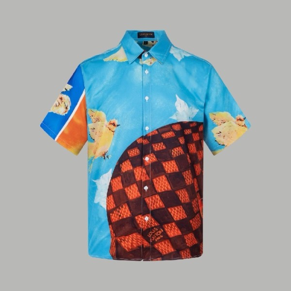 ✨루이비통 남성 반팔 셔츠 - Louis vuitton Mens Polo Shirts - lvc7384x
