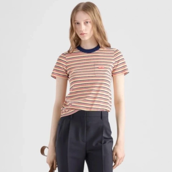 ✨프라다 여성 반팔 티셔츠 - Prada Womens Round Tshirt - prc7447x