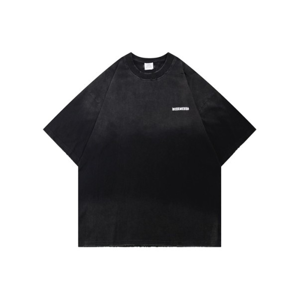 ✨베트멍 남/녀 라운드 반팔 티셔츠 - Vetements Unisex Oversize Tshirt - buc7504x