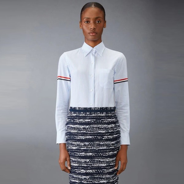 ✨톰브라운 여성 클래식 셔츠 - Thom Browne Womens Dress Shirts - thc7534x