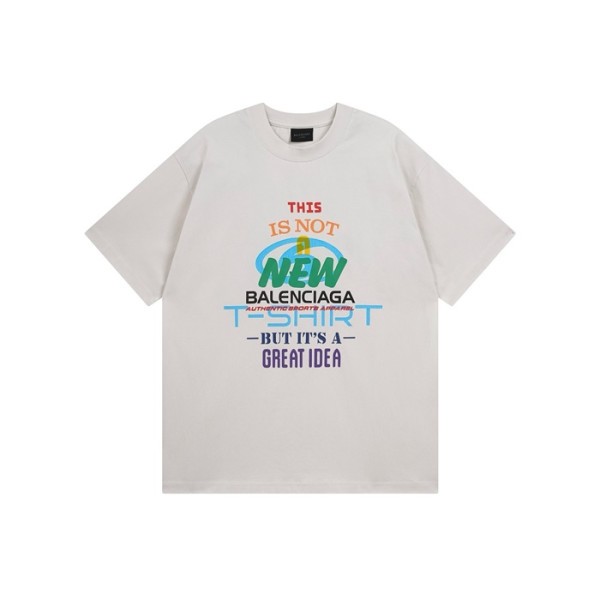 ✨발렌시아가 남성 라운드 반팔 티셔츠 - Balenciaga Mens Round Tshirt - bac7541x