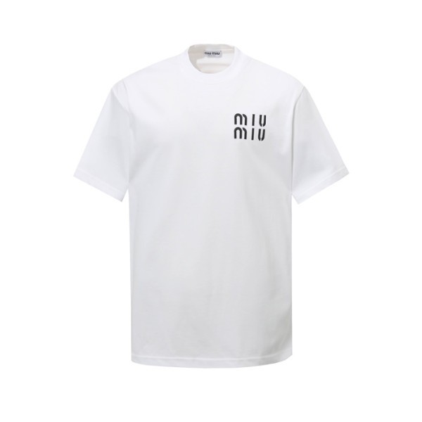 ✨미우미우 남성 라운드 반팔 티셔츠 - Miumiu Mens Round Tshirt - mic7569x