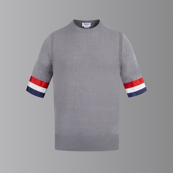 ✨톰브라운 남성 라운드 반팔티 - Thom Browne Mens Round Tshirts - thc7624x