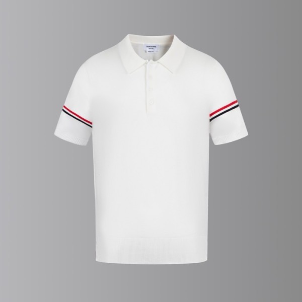 ✨톰브라운 남성 폴로 반팔티 - Thom Browne Mens Polo Tshirt - thc7636x