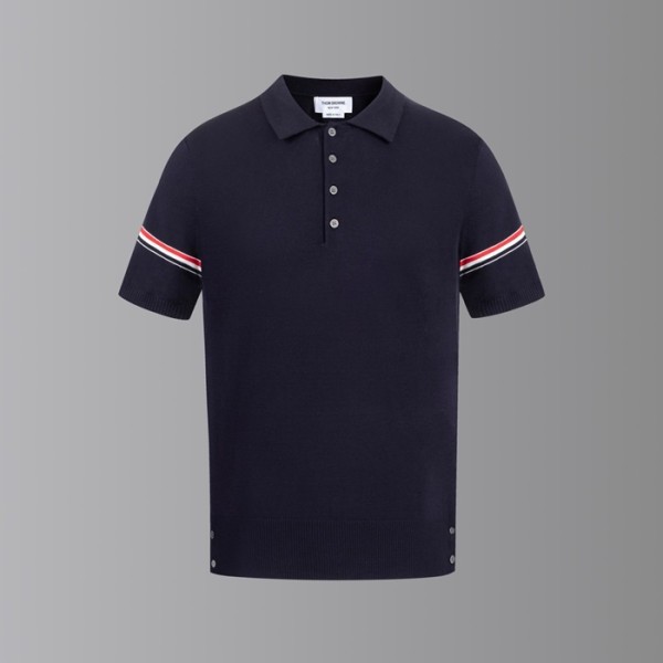 ✨톰브라운 남성 폴로 반팔티 - Thom Browne Mens Polo Tshirt - thc7637x