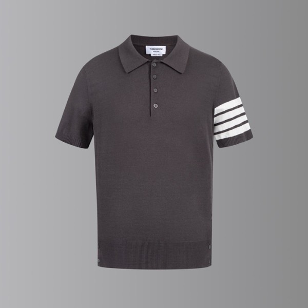 ✨톰브라운 남성 폴로 반팔티 - Thom Browne Mens Polo Tshirt - thc7643x